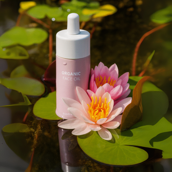 Organic Face Oil بإنزيم Q10 وفيتامين E لمكافحة التجاعيد