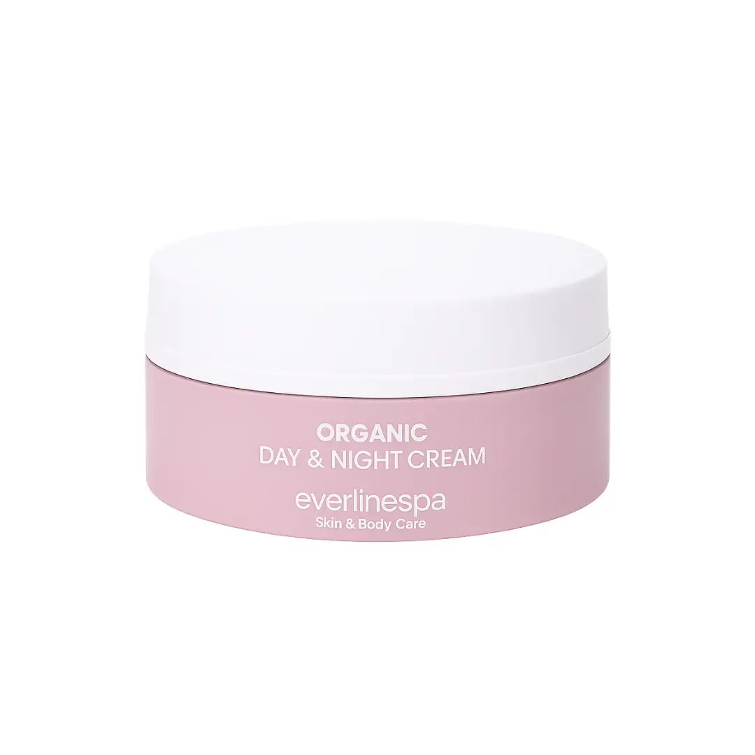 organic-facial-moisturizer-day-night-care كريم مرطب للوجه عضوي - ترطيب عميق وطبيعي غني بالفيتامينات ومضادات الأكسدة