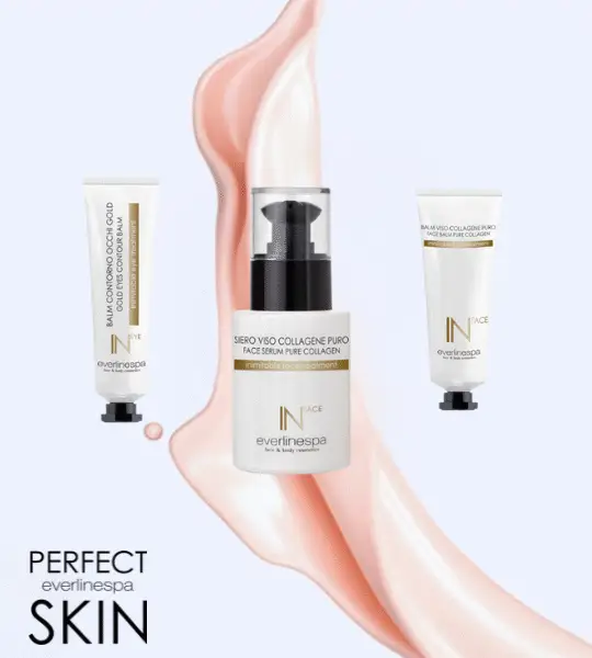 مجموعة بالكولاجين والذهب لترطيب الوجه