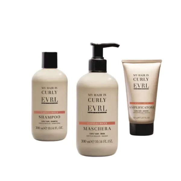 روتين العناية بالشعر الكيرلي – شامبو وماسك وكريم لتحديد التموجات