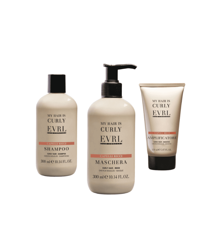 روتين العناية بالشعر الكيرلي – شامبو وماسك وكريم لتحديد التموجات