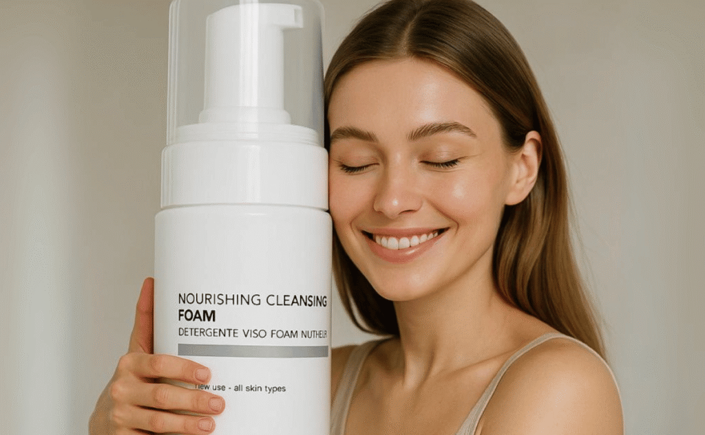 غسول وجه NOURISHING FOAM للبشرة الدهنية والمختلطة - أفضل غسول للعناية اليومية